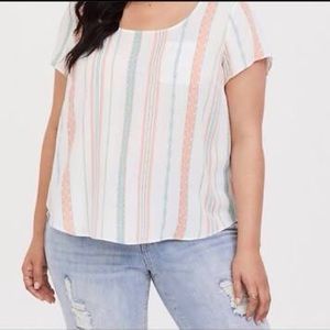 Torrid- Blouse - Abbey Stripe